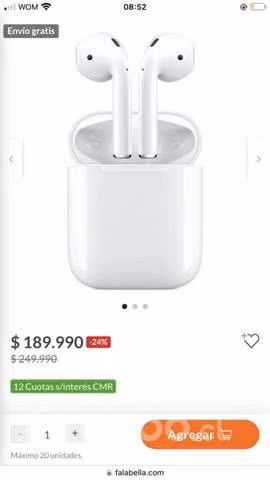 Airpods 2da generación