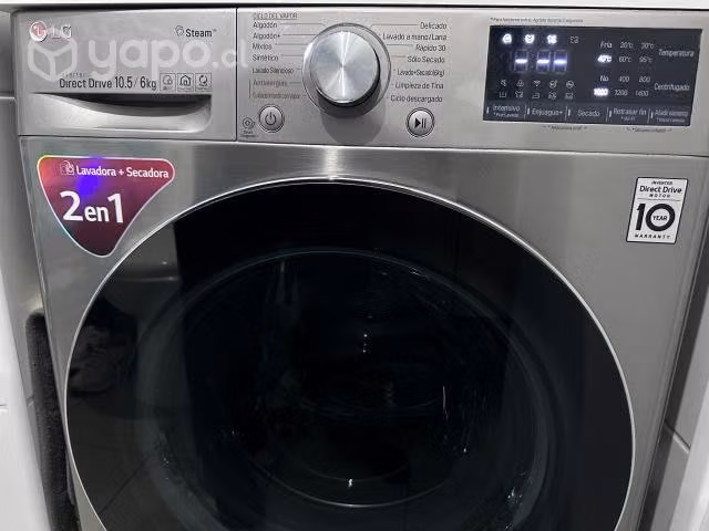 Lavadora secadora lg
