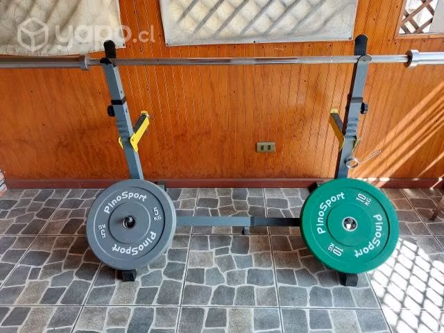 Set barra y discos