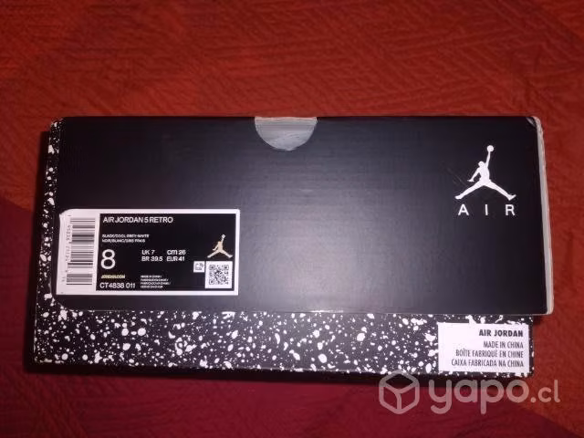 Air jordan retro 5 'oreo' con box original - Imagen 2