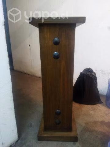 Pilar de madera y cuadro rústico - Imagen 3