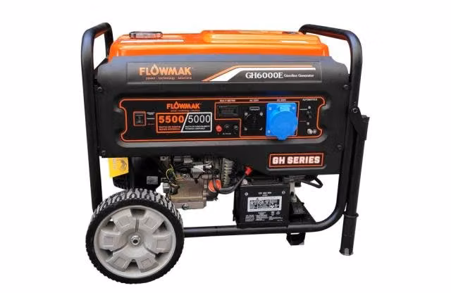 Generador flowmak gasoli gh6000e 220v 5000w pe