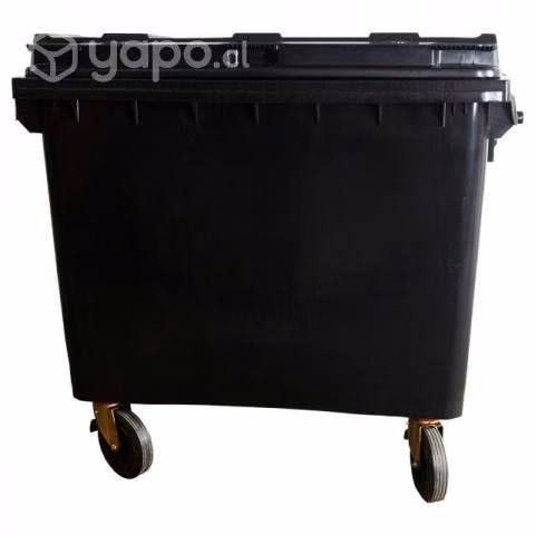 Contenedor de Basura 1100 Litros Negro
