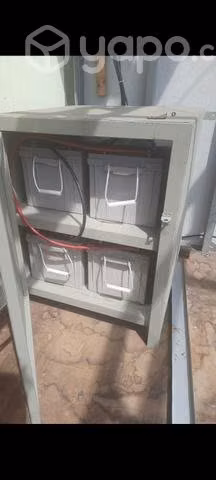 6 paneles solares baterias de litio y invertor