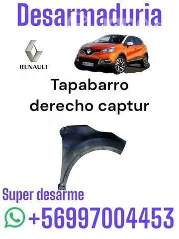 Tapabarro derecho Renault captur