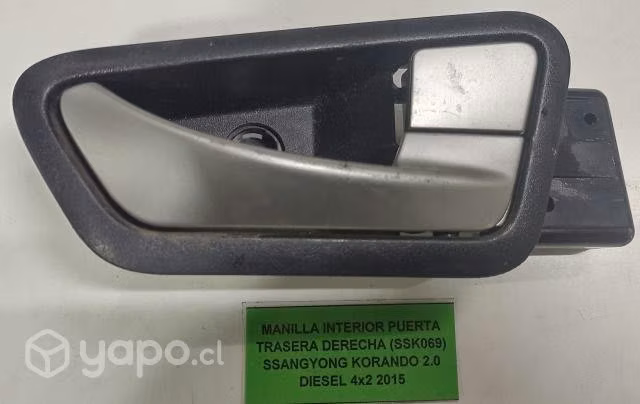 Manilla Interior Puerta Trasera Derecha SSangyong