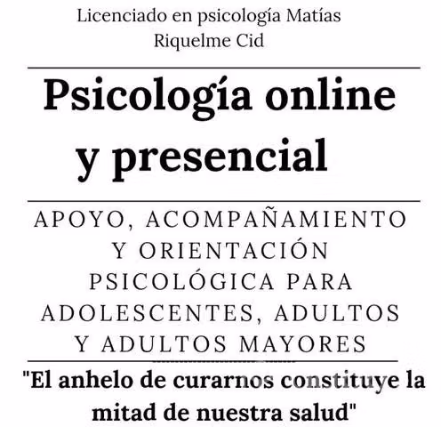 Atención psicológica online y presencial