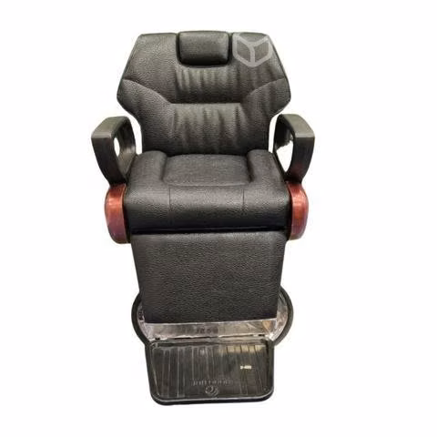 Silla de barberia con reposa pies reclinable - Imagen 2