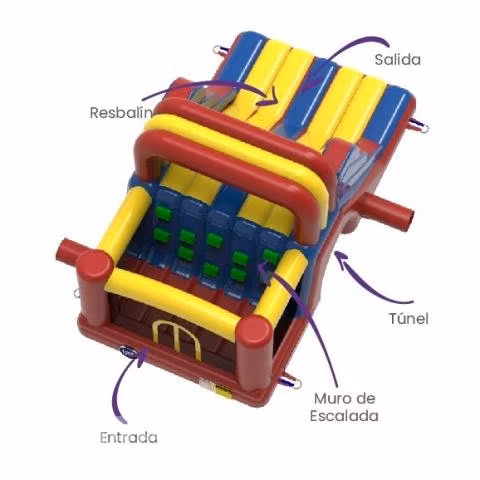 Juego Inflable Nuevo + turbina - Imagen 4