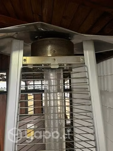 2 estufas a gas estilo pirámide exterio