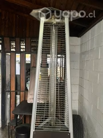 2 estufas a gas estilo pirámide exterio