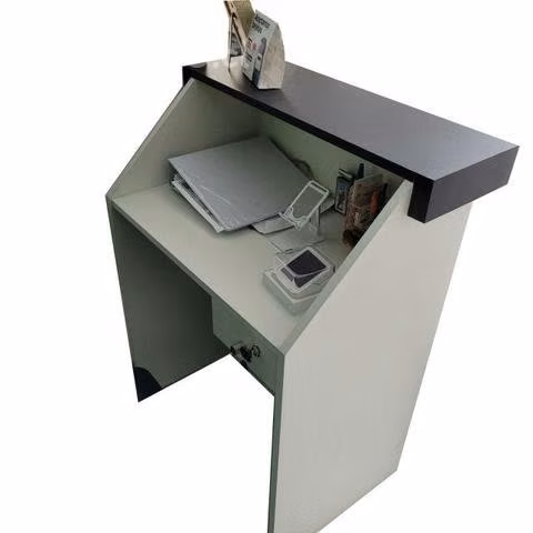 Mueble para recepcion, caja registradora