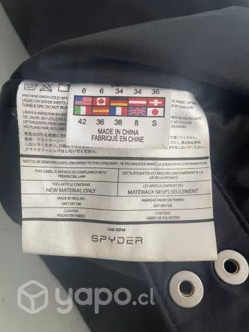Pantalones de ski mujer marca spyder talla 36