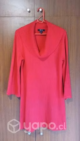 Sweter TS largo cuello alto y ancho, manga 3/5