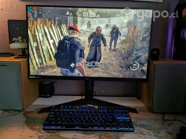 Monitor Gamer LG 27gl650f Led 27 Negro 100v/240v