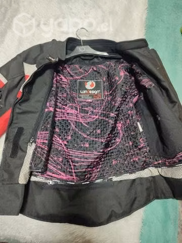 Chaqueta moto Mujer