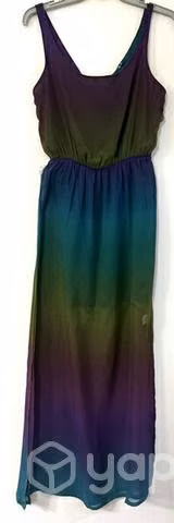 Vestido Gasa Marca Mor Talla XS Multicolor