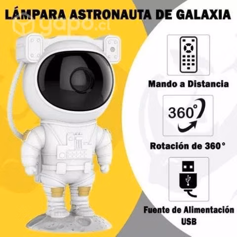 Proyector Lámpara Luz Led Galaxia Astronauta