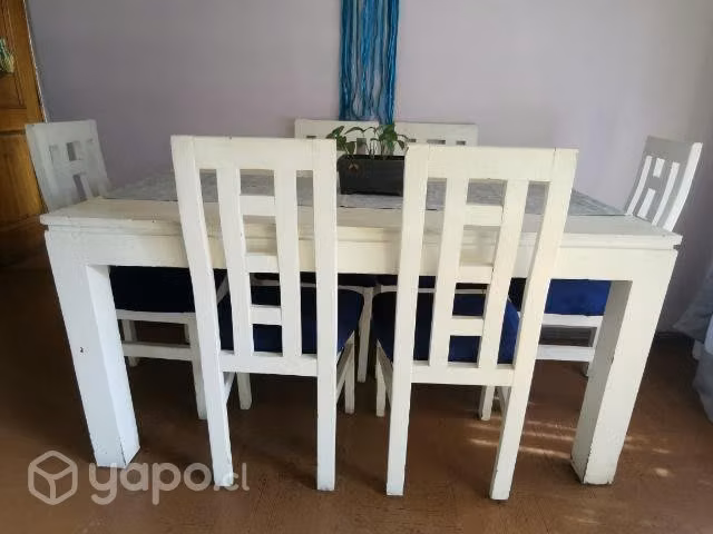 Juego de comedor 6 sillas
