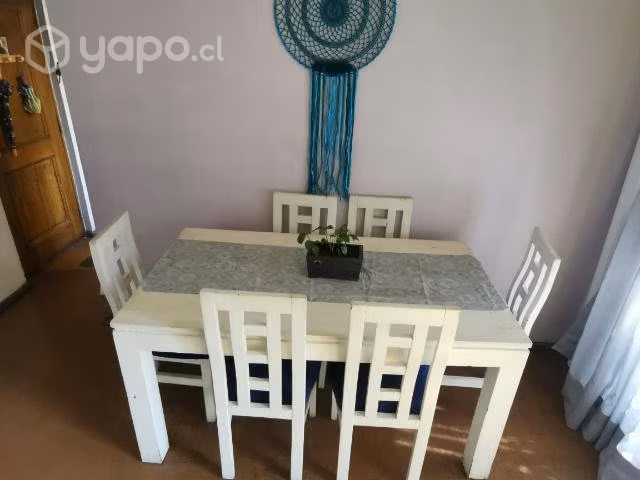 Juego de comedor 6 sillas