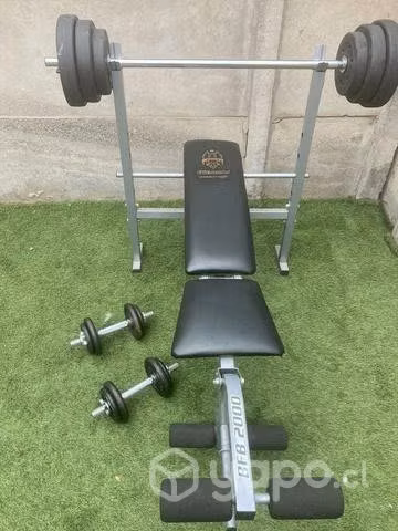 Maquina de ejercicio más mancuernas - Imagen 3