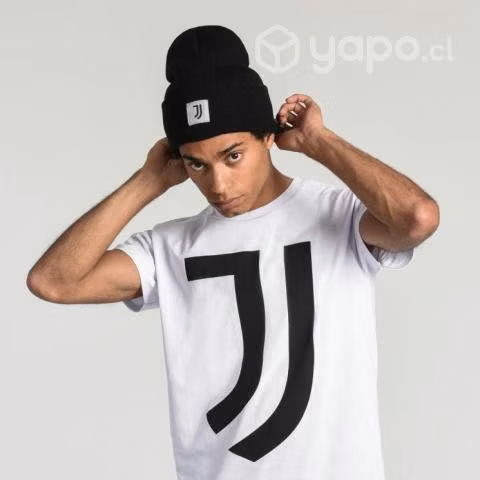 Juventus Gorro C/ Logo Fondo Tela Blanca