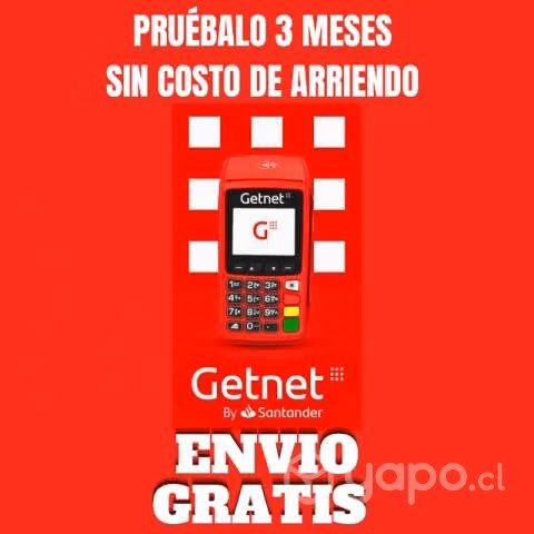 Máquina de Pago Getnet débito y crédito