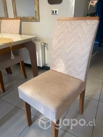 Juego de Comedor Serena Rouge de 6 sillas (USADO)