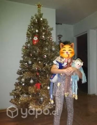 Árbol de navidad dorado - Imagen 2