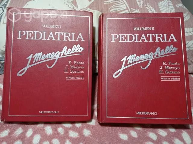 PEDIATRIA Vol.1 y Vol.2 - EDIT.: MEDITERRANEO