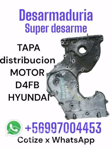 Tapa distribución motor D4FB HYUNDAI