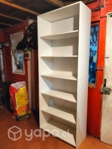 Estante abierto melamina blanco 2.10 de alto