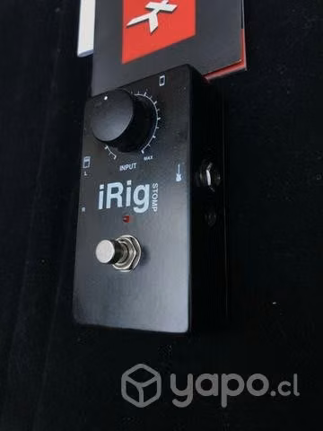 Pedal/Interfaz Irig Stomp