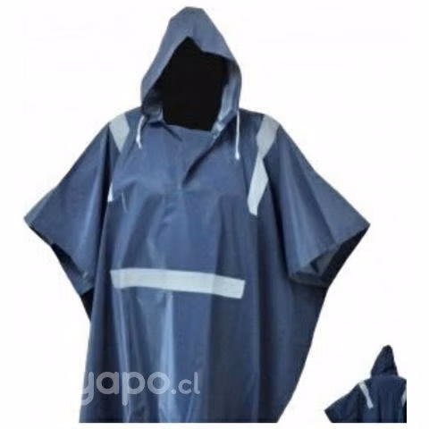 Capa Impermeable Para Lluvia Con Gorro y Reflectan