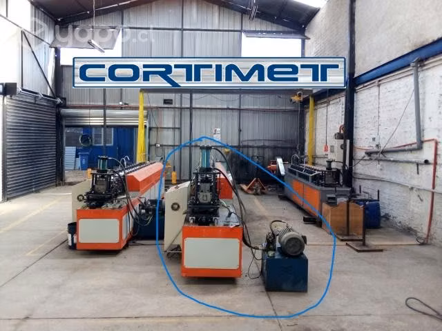 Maquina conformadora guias para cortinas metalicas