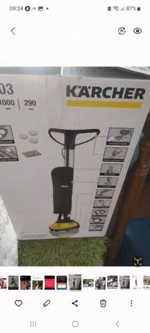 Pulidora y adpiradors para pisos