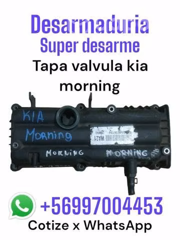 Tapa válvula Kia morning desarmaduría