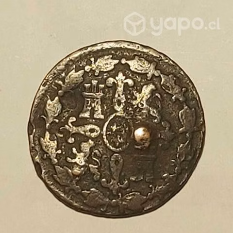2 monedas CAROLUS III ALFONSO XIespaña 1776 - 1878