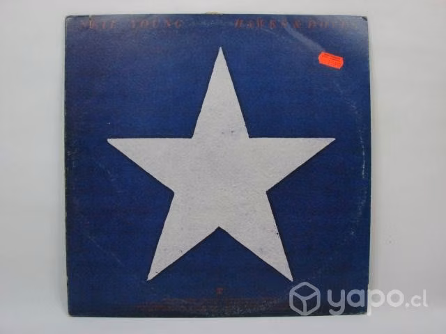 Vinilo Neil Young Hawks & Doves 1980 Italia + Sobr
