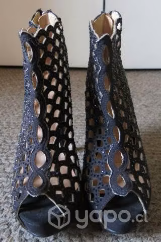 Zapatos Calados Taco Alto