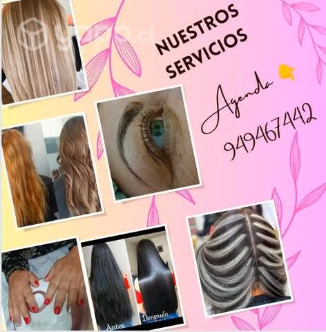 Servicio de peluqueria .todo lo relacionado bellez