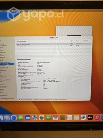 Macbook pro 15 2018