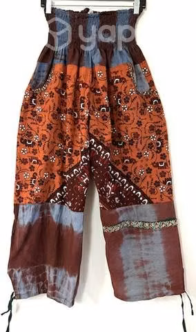Pantalón Con Bolsillos Hindú Talla L/xl