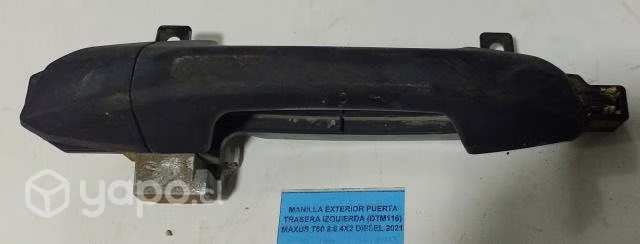 Manilla Exterior Puerta Trasera Izq Maxus T60 2.8