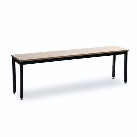 Banca de Metal y Madera de Acacia
