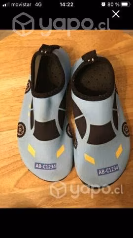 Zapatillas infantil para piscina