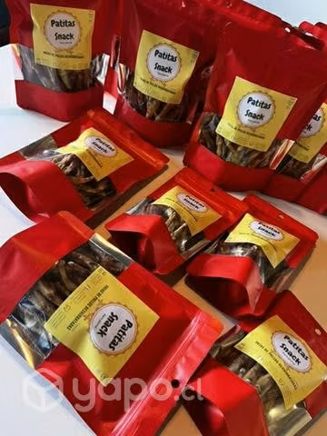 Snack para perros - patitas de pollodeshidratados