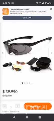 Gafas de ciclismo