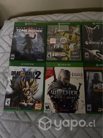 Xbox One 365 GB, 1 control, 8 juegos
