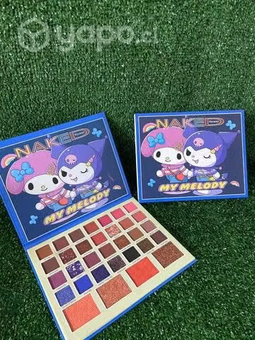 Paleta de 32 sombras kuromi y melody